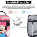 Ljojo Minnie Mouse Lunch Bag: Insulated Food Storage Cooler Box for Picnic