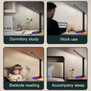 Ljojo LED Desk Lamp Dimmable Touch Lighting Foldable Eye Protection Table Lamp
