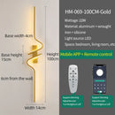 LED Wall Lamp Modern Golden Wall Light Living Room Bedroom Sconce Ljojo Decor