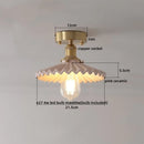 Ljojo LED Ceiling Light: Modern Style, Copper Ceramic, Indoor Home Lighting
