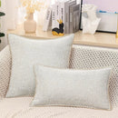 Ljojo Linen Chenille Pillow Case 50x50cm - Comfortable Decorative Cushion Cover
