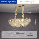 French Crystal Chandelier for Modern Living Room by Ljojo - High-End Creamy Style Lighting