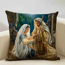 Jesus Decor Pillow Cover 45x45cm Home Sofa Art Decor Gift Ljojo