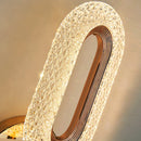 LED Crystal Wall Lamp 12W - Luxurious Ellipse Design for Corridor, Bedroom, Balcony | Ljojo