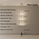 Ljojo Marble Designer Floor Lamp - LED Lighting for Living Room & Bedroom
