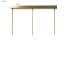Nordic Japan LED Ceiling Chandelier Lamp Design White Ceramic Brass Pendant Light - Ljojo