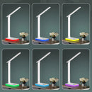 Ljojo LED Desk Lamp Dimmable Touch Lighting Foldable Eye Protection Table Lamp