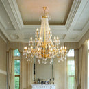 French Candle E14 Led Chandelier Pearl Crystal Pendant Light by Ljojo