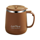 Ljojo 480ml Stainless Steel Insulated Coffee Mug Large Capacity Drinking Cup