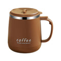 Ljojo 480ml Stainless Steel Insulated Thermos Coffee Cup Large Capacity Mug