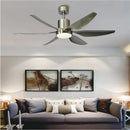 Large American Style Retro Remote LED Ceiling Fan Lamps 66 Inch for Living Dining Villa Bedroom by Ljojo