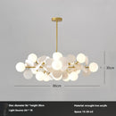 Nordic Colorful Living Room Chandelier Magic Bean Designer Modern Simple Light Luxury Ljojo