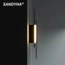 LED Wall Lamps Modern Acrylic Art Lights Warm White for Bedroom Living Room - SANDYHA Nordic by Ljojo