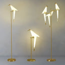 Ljojo Nordic Crane & Bird Lantern Standing Lamps | Creative Study Bedroom Decor