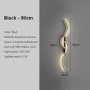 Ljojo LED Wall Sconce Modern Minimalist Light for Bedroom and Living Room