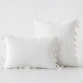 Black Tassel Pillowcases by Ljojo - Velvet Holiday Home Decoration Gift
