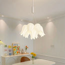 Creamy White Floral Pendant Light Fixture | Elegant and Romantic for Living Room | Ljojo