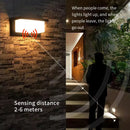 Ljojo LED Wall Light Motion Sensor Outdoor Waterproof Modern Home Garden Fixture