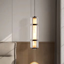 Italian Marble Glass Pendant Light Fixture | Minimalist Hanging Lampshade by Ljojo