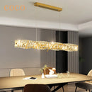 Ljojo Luxury Crystal LED Chandelier with Unicorn Design for Elegant Home Decor