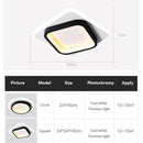 Ljojo LED Ceiling Light: Modern Surface Mount Fixture for Home Decor.
