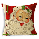Ljojo Linen Christmas Cushion Cover 45x45cm Home Office Living Room Merry Christmas Gifts