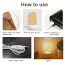 Basketball 3D Night Light USB Bedside Lamp by Ljojo - Sports Bedroom Decoration