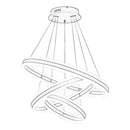 Nordic Ring Led Chandelier for Staircase Living Room - Minimalist Ljojo Glow Lamp