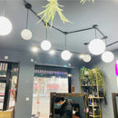 Ljojo Milk White Ball Pendant Lamp - Modern Minimalist Frosted Round Pendant Light