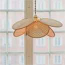 Modern LED Rattan Flower Pendant Light Chandelier - Ljojo