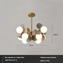 Nordic Colorful Living Room Chandelier Magic Bean Designer Modern Simple Light Luxury Ljojo