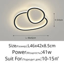 LED Ceiling Lights Modern Metal Chandeliers for Living and Dining Rooms by Ljojo