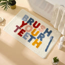 Ljojo Microfiber Non-Slip Kids Bathroom Rug - Water Absorbent, Cute Design