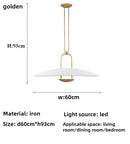 American Retro Art LED Wall Pendant Lights Copper Chandelier Lamps for Home Decor by Ljojo