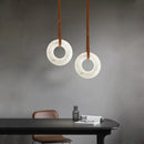 Ljojo Marble Chandelier: Trendy LED Pendant Light for Stylish Indoor Lighting