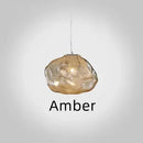 Nordic Minimalist Cloud Glass Chandelier | LED Home Decoration by Ljojo