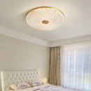 Ljojo Light Luxury LED Round Acrylic Ceiling Lamp for Bedroom Living Room