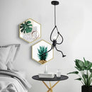 Ljojo Little Man Arts Chandelier LED Ceiling Lamp - Black E27 Pendant Light