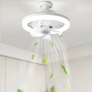 Ceiling Fan Light LED 360° Rotation Fan Lamp Modern 3 Gear Wind Speed Decor Ljojo
