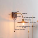Ljojo LED Wall Sconce Pull Chain Switch Modern Style Nordic Mirror Light Fixtures