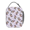 Ljojo Mickey Mouse Insulated Lunch Bag - Portable Thermal Cooler for Kids