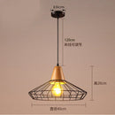 Ljojo Metal Pendant Lamp E27 Retro Industrial Modern Ceiling Lighting