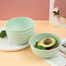 Ljojo Light Green Cereal Bowl Set for Dining, Desserts, and Camping