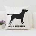 Bull Terrier Art Anime Pillow Cover 40x40 Ljojo Home Decor Throw Pillow