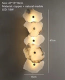 Natural Marble Chandelier Pendant Light for Living Room | Modern Home Decor by Ljojo