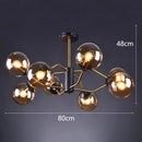 Nordic Modern Glass Ball Led Chandelier for Bedroom | Designer Led Pendant Lamp by Ljojo