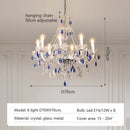 European Luxury K9 Crystal Chandelier: Elegant Living Room Candle E27 LED Ceiling Light by Ljojo