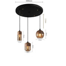 Nordic Wood Grain Color Led Pendant Lamp Modern Glass Pendant Lamp by Ljojo