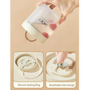 Ljojo Leak-proof Bento Box : Transparent Microwave Safe Lunch Box With Handle