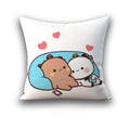 Ljojo 45x45 Cushion Cover, Cute Square Pillowcase, Birthday Wedding Gift